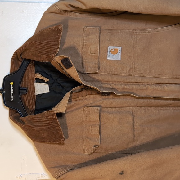 Vint. '89 Carhartt 100 Year Anniv. CO196 Collared Duck Coat mens XLT (44 Chest) - Picture 3 of 11